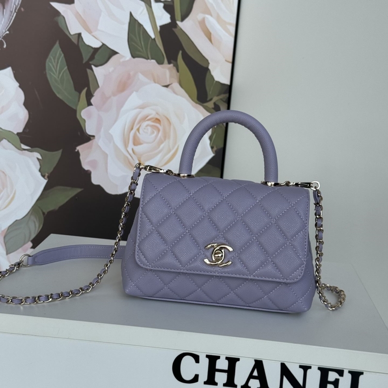 Ch**el top handle bags